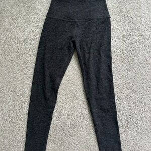 Beyond Yoga High-Waisted Black Heather Leggings